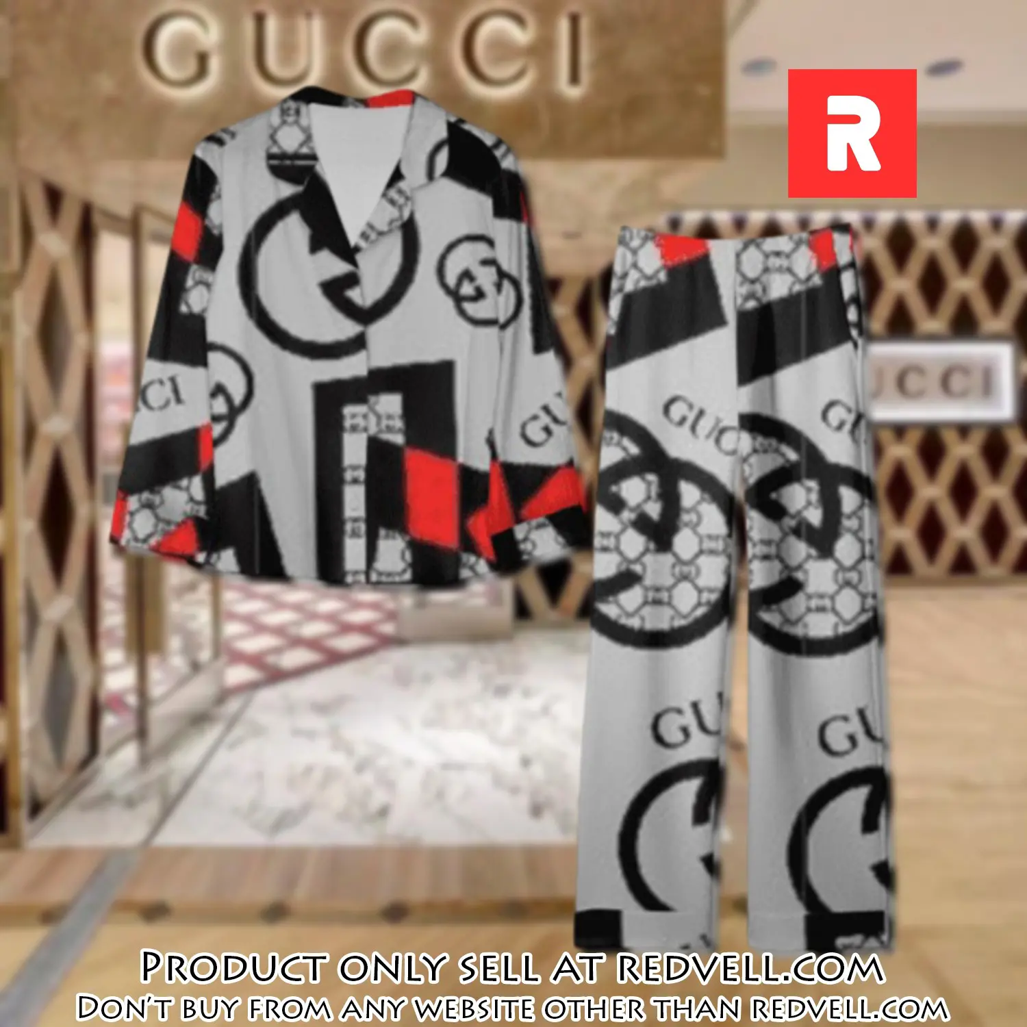 Trending luxury gc satin pajama set pjs1052 rv5544856